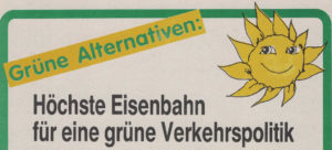 Flugblatt der Grünen Alternative - Liste Freda Meissner-Blau.