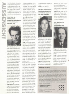 Außensicht auf die Grünen im Jahr 1994.