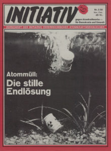 Cover der Ausgabe 5/1980. "Initiativ" ist die Zeitschrift der Initiative österreichischer Atomkraftgegner (Grünes Archiv). 