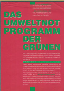 Umweltnotprogramm (1989), Titelblatt
