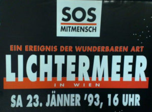 Allianz der Anständigkeit: SOS Mitmensch. Wienbibliothek im Rathaus, Legat Dieter Schrage, C-323087 