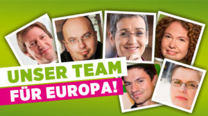 Unser Team für Europa: die ersten sechs Listenplätze für die Europaparlamentswahl 2014.
