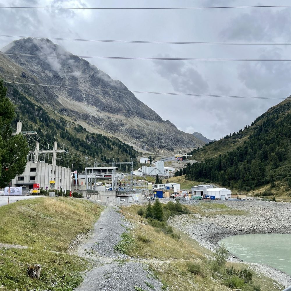 Besichtigung der Wasserkraftwerksbaustelle Kühtai